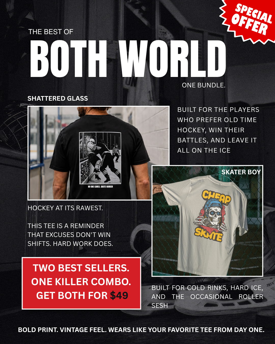 SHATTERED GLASS + SKATER BOY ( BUNDLE )