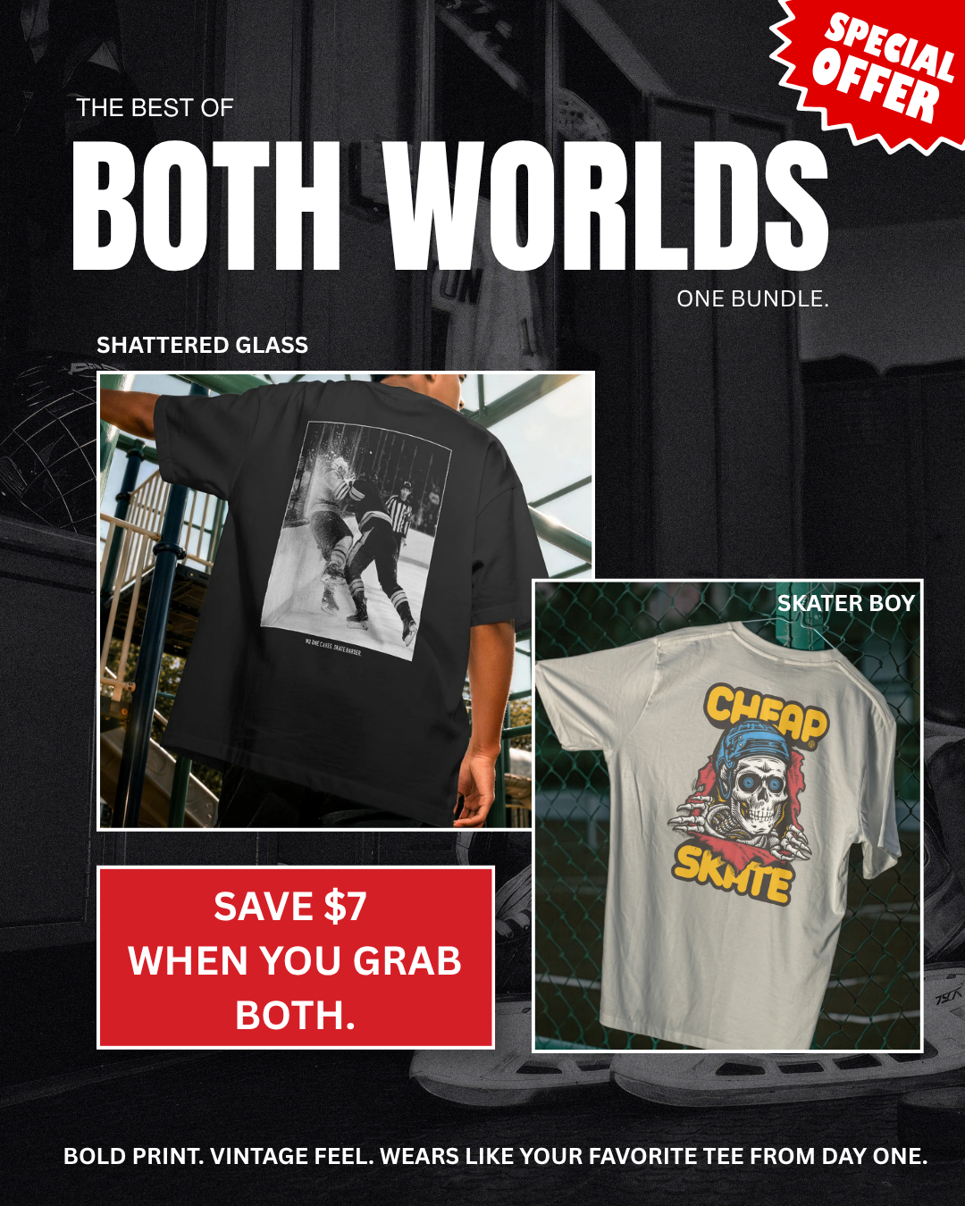 SHATTERED GLASS + SKATER BOY ( BUNDLE )